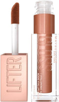 Lifter Gloss Bronzed Lip Gloss, Lasting Hydration Formula with Hyaluronic Acid, Non Sticky, 018 Bronze