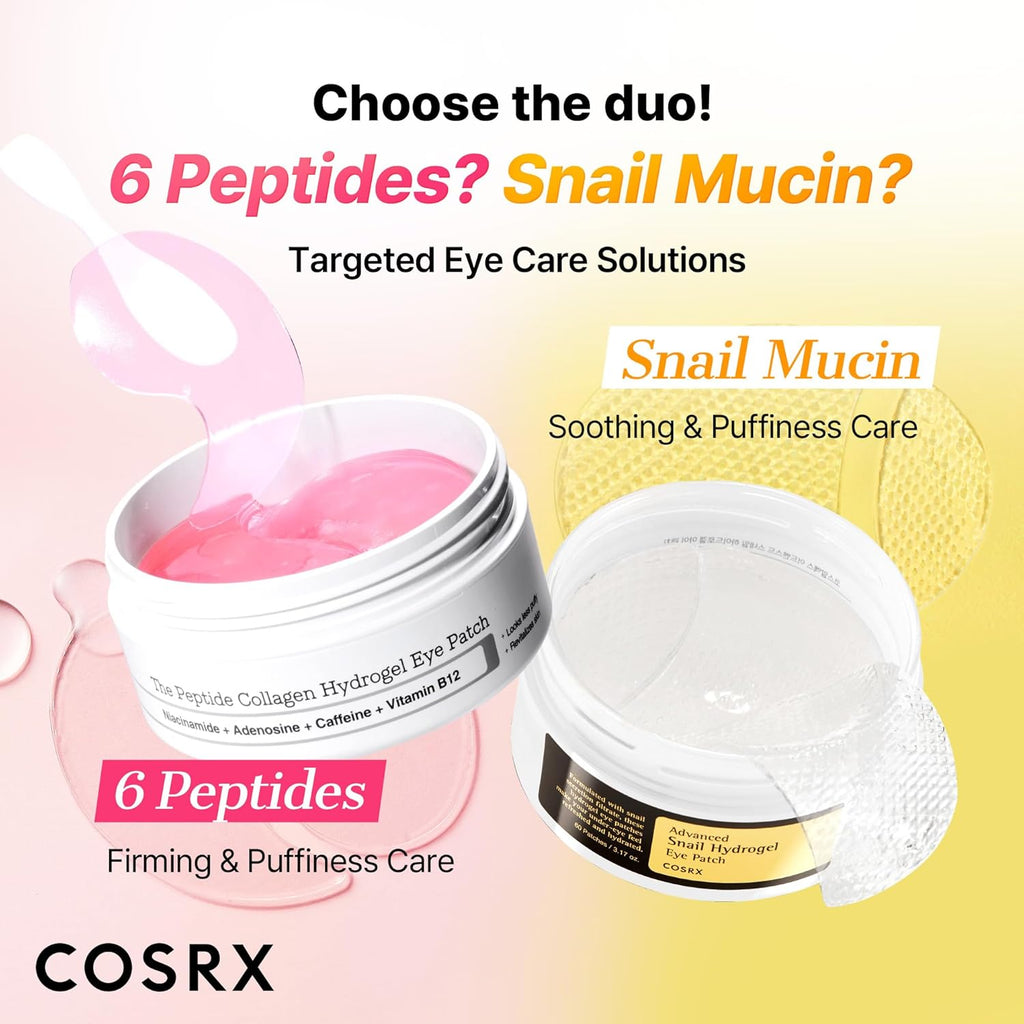 Snail Mucin Peptide under Eye Cream, 0.84 Fl Oz, 73.7% Snail Mucin and Niacinamide, Eye Care, Eye Cream anti Aging, Dark Circles, Korean Skin Care