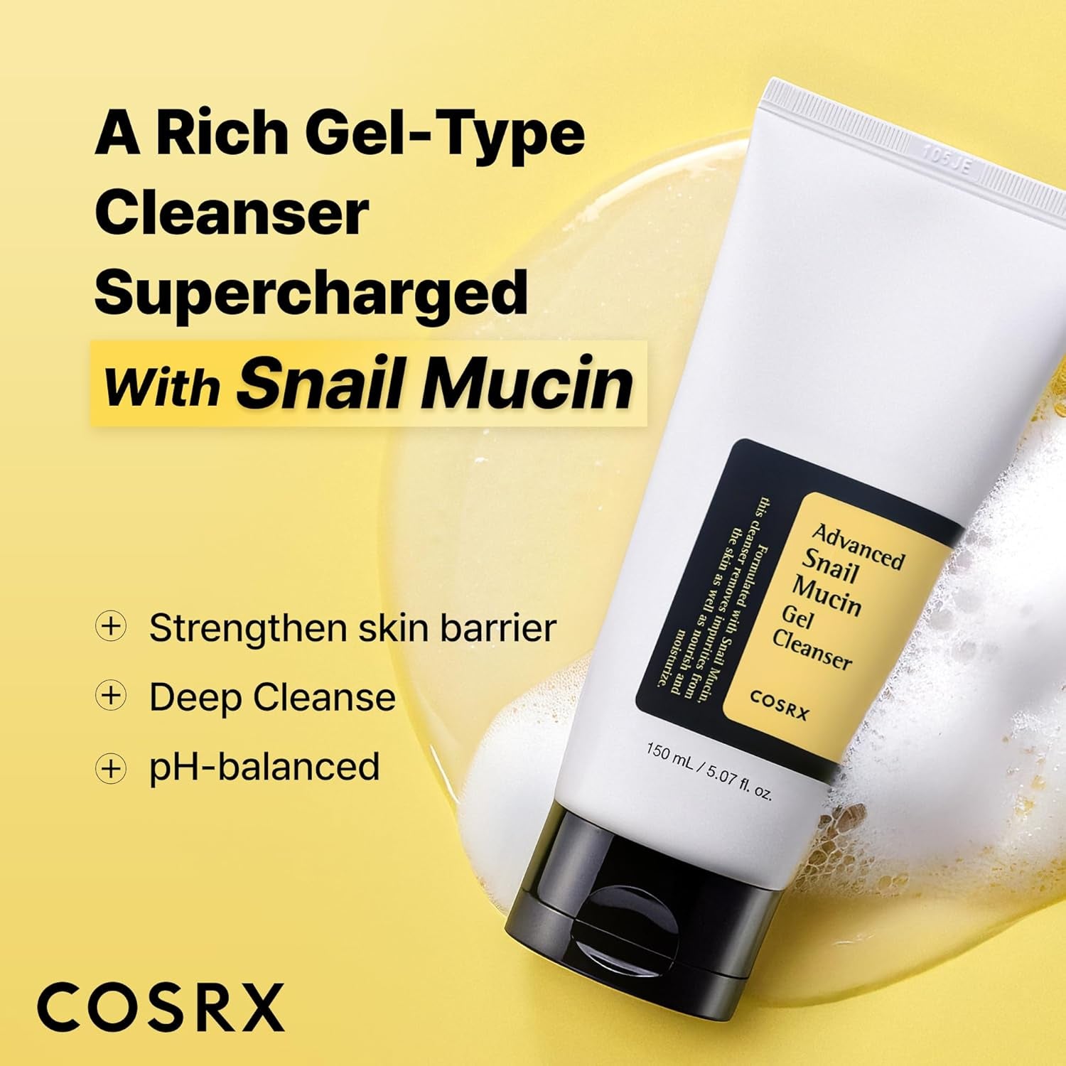 Advanced Snail Mucin Gel Cleanser 150Ml, 1 Count