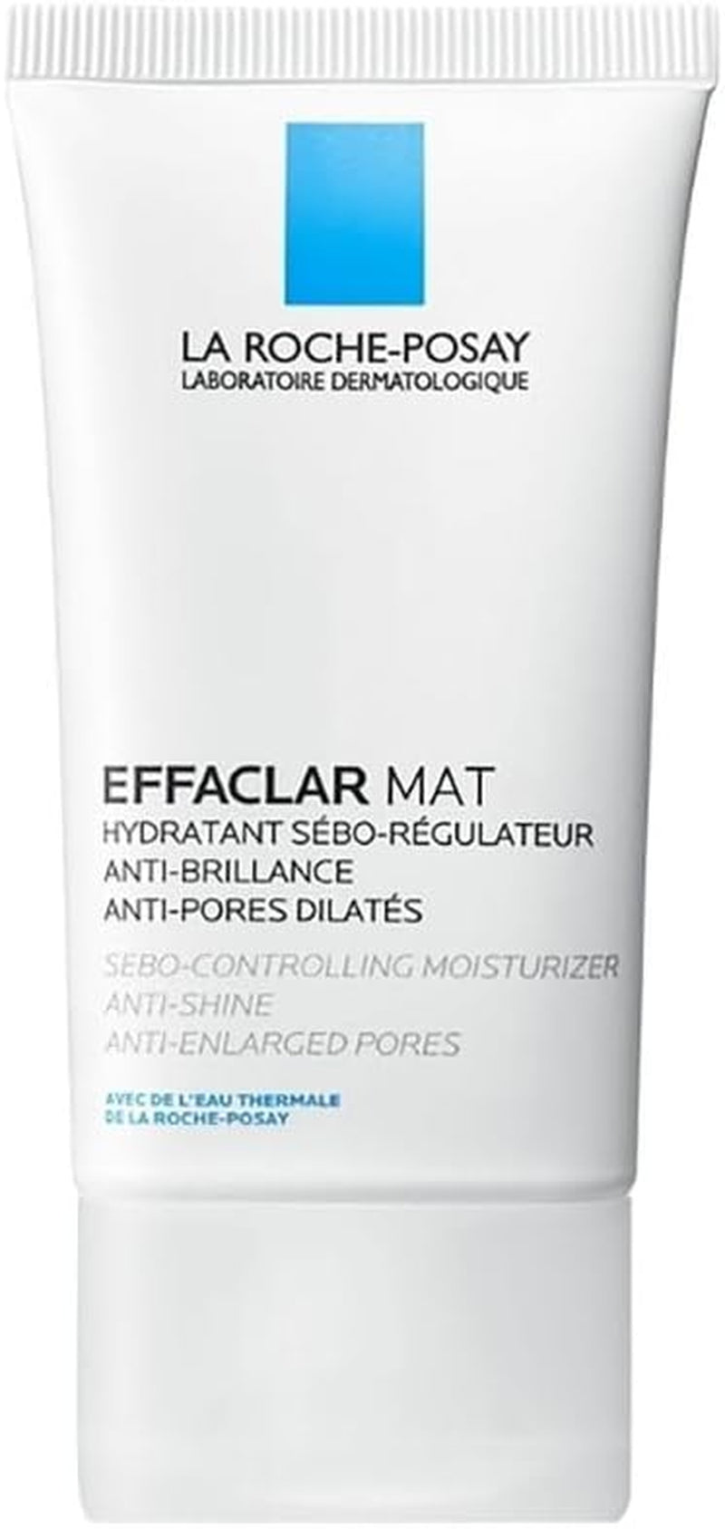 La Roche-Posay Effaclar Mat Anti-Acne Moisturiser 40Ml - Anti-Shine & Anti-Enlarged Pores Moisturiser, Sebo-Controlling Face Cream for Oily Skin, Matte Finish