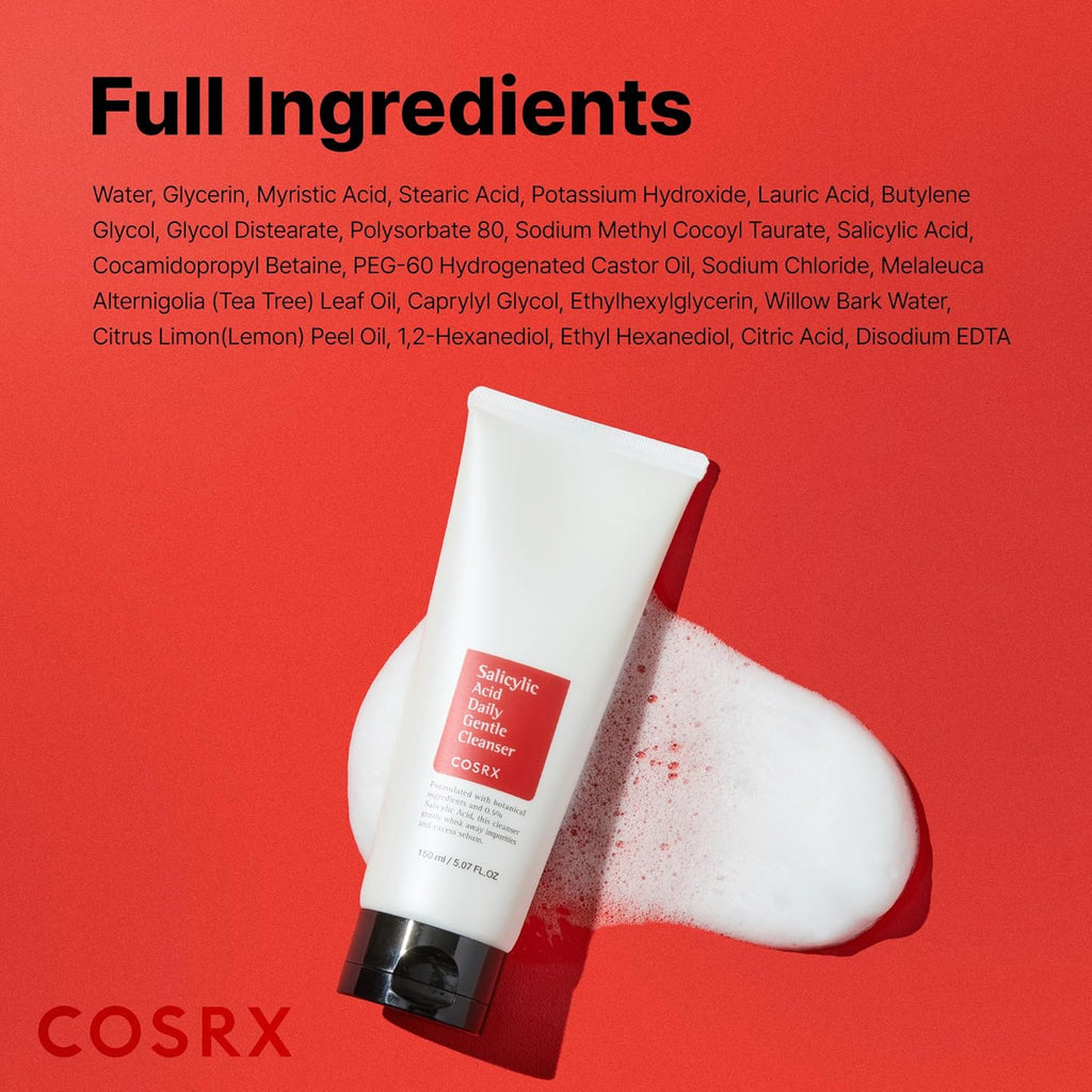 COSRX Salicylic Acid Daily Gentle Cleanser, 150Ml, Pack of 1