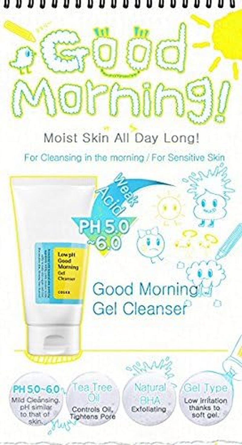 [] Low Ph Good Morning Gel Cleanser 150Ml - Korean Face Cleanser Wash for Pores Sensitive Oily Acne Skin