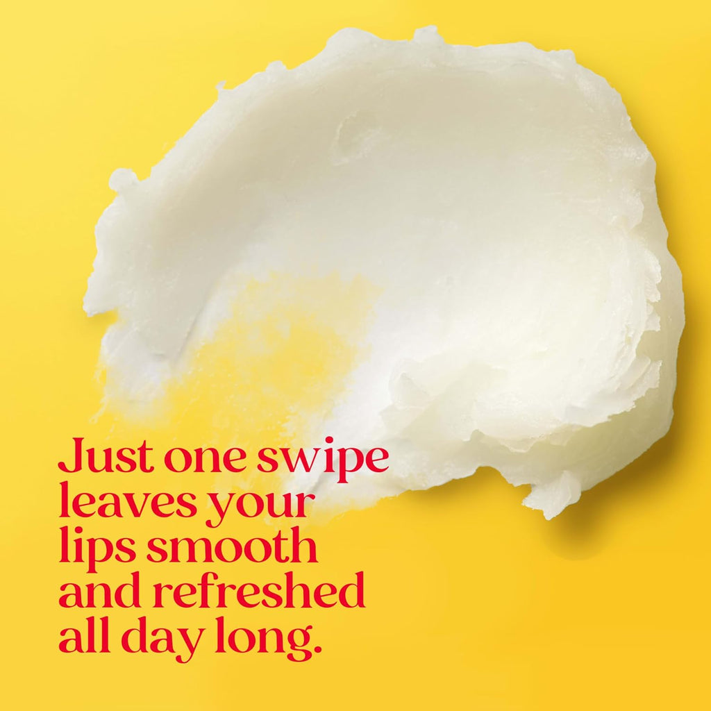 100% Natural Origin Moisturising Lip Balm Set, Freshly Picked - Beeswax, Cucumber Mint, Watermelon, & Sweet Mandarin, 4 Tubes