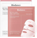 Bio-Collagen Real Deep Mask, Hydrating Overnight Hydrogel Mask, Pore Minimizing, Elasticity, Plumping Improvement, Korean Skincare | 1.19Oz(34G) X 4Ea