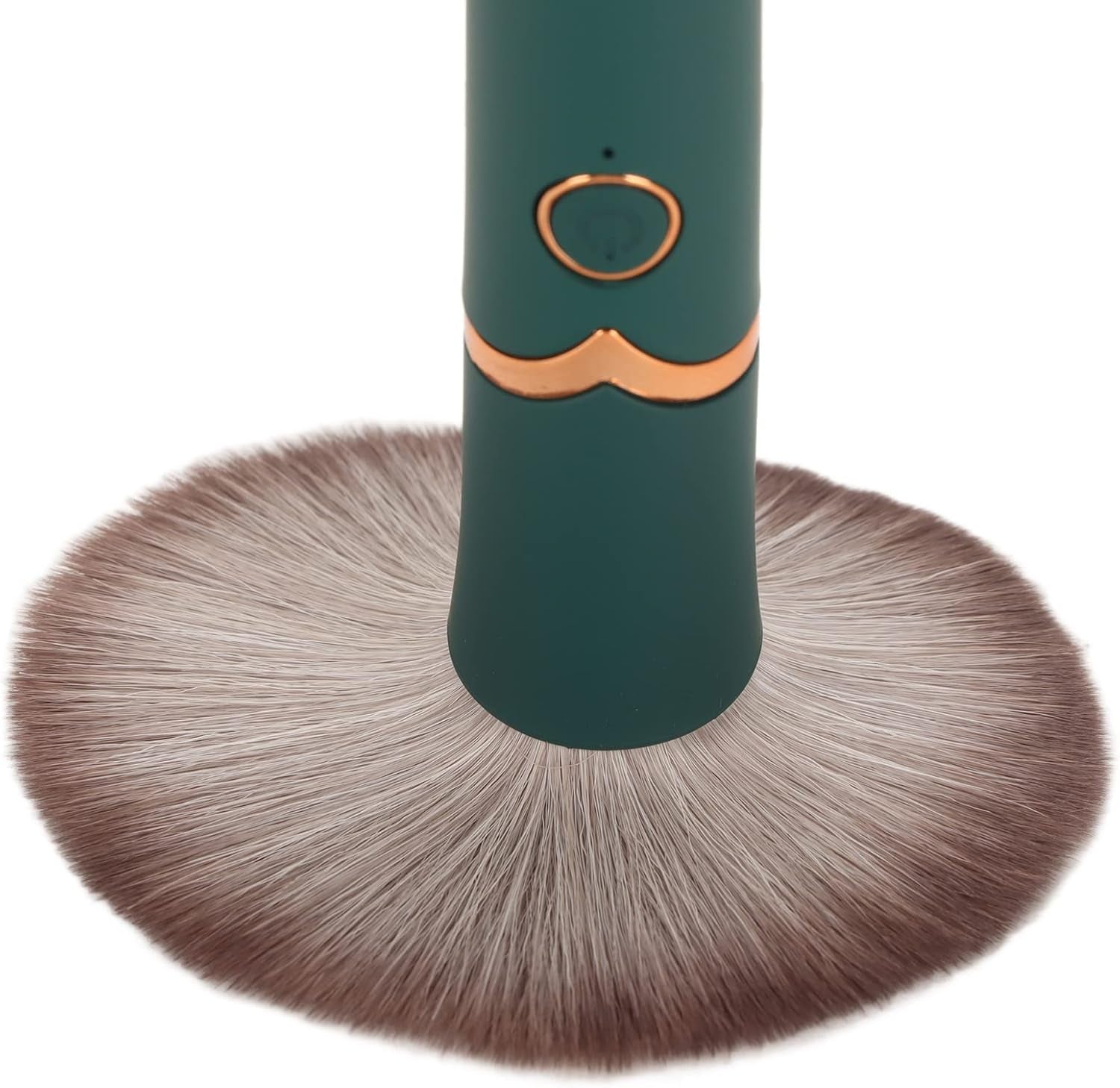 Electric Makeup Brush, USB Rechargeable Electric Cosmetic Brush 10 Gears Soft Hair Electric Beauty Brush, Waterproof Blush Brush for Liquid Cream Powder