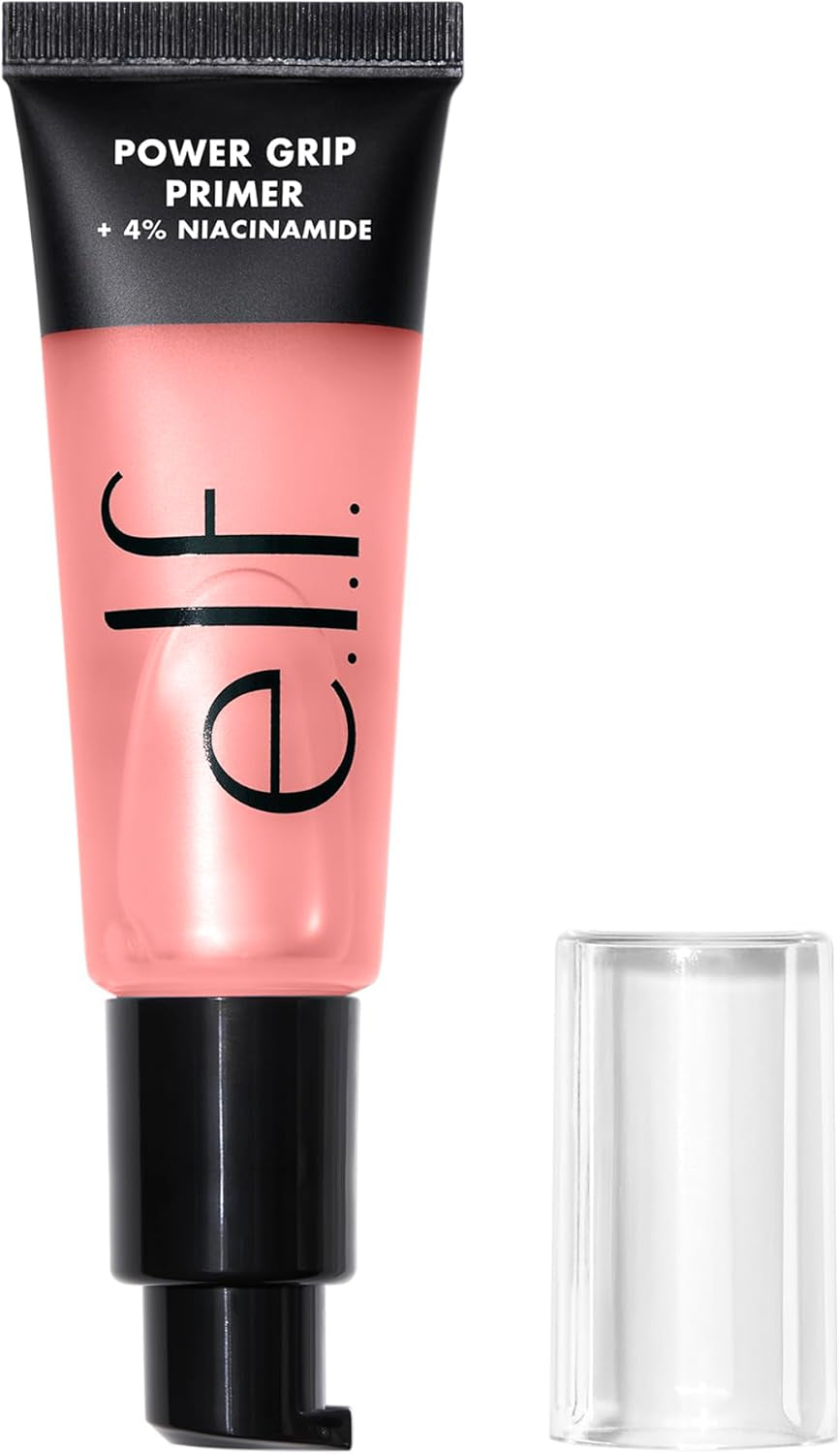Power Grip Primer + 4% Niacinamide, Gel-Based & Hydrating Face Primer, Evens Skin & Brightens, Grips Makeup, Vegan & Cruelty-Free, 0.8 Fl Oz
