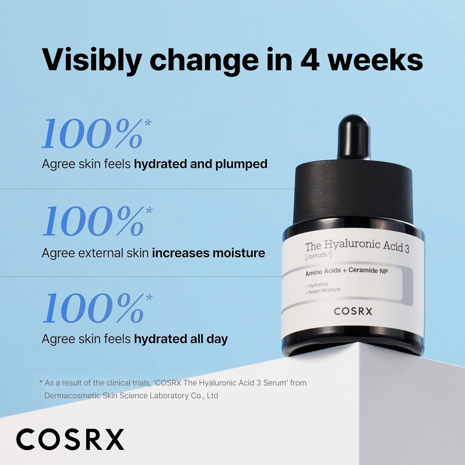 the Hyaluronic Acid 3 with Amino Acid & Ceramide NP